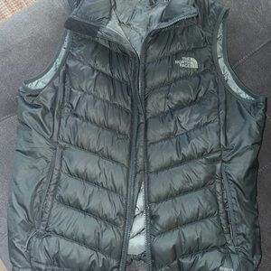 The North Face Quilted Vest in Forest Green